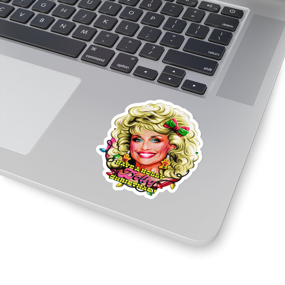 Have A Holly Dolly Christmas! - Kiss-Cut Stickers