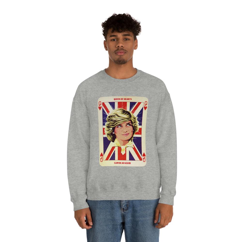 Queen Of Hearts - Unisex Heavy Blend™ Crewneck Sweatshirt