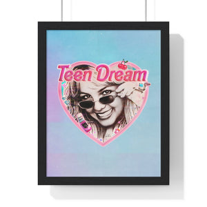 TEEN DREAM [Coloured BG] - Premium Framed Vertical Poster