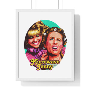 Microwave Jenny - Premium Framed Vertical Poster