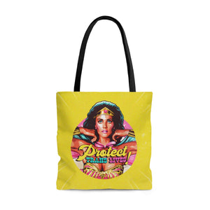 PROTECT TRANS LIVES - AOP Tote Bag