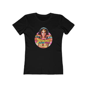 PROTECT TRANS LIVES - Women's The Boyfriend Tee