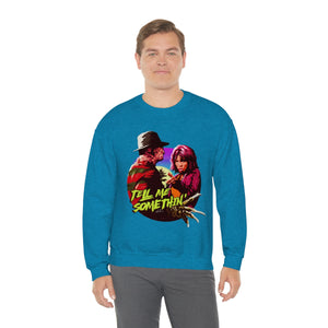 Tell Me Somethin' - Unisex Heavy Blend™ Crewneck Sweatshirt