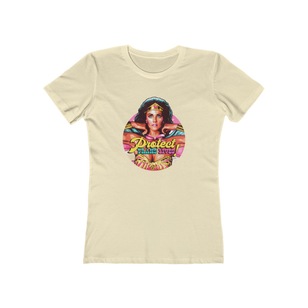 PROTECT TRANS LIVES - Women's The Boyfriend Tee