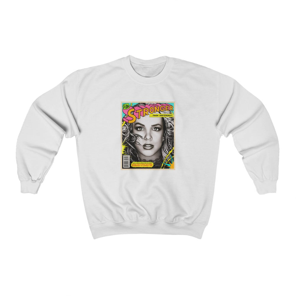 STRONGER THAN YESTERDAY - Unisex Heavy Blend™ Crewneck Sweatshirt