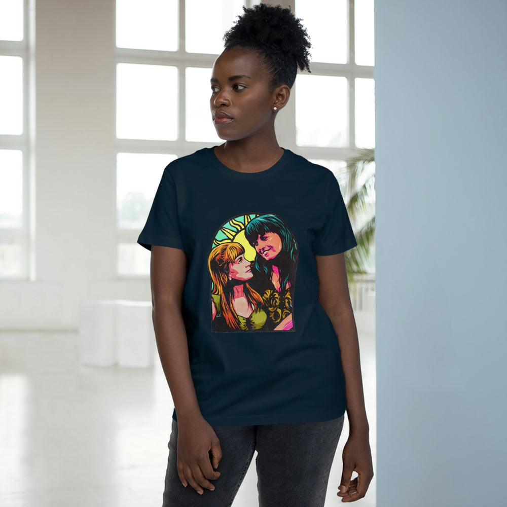 XENA X GABRIELLE [Australian-Printed] - Women’s Maple Tee