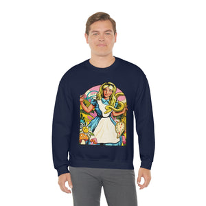 Down The Rabbit Hole [Australian-Printed] - Unisex Heavy Blend™ Crewneck Sweatshirt