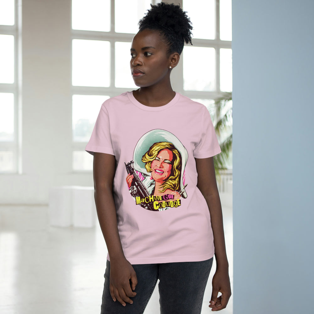 Machine Gun Coolidge [Australian-Printed] - Women’s Maple Tee