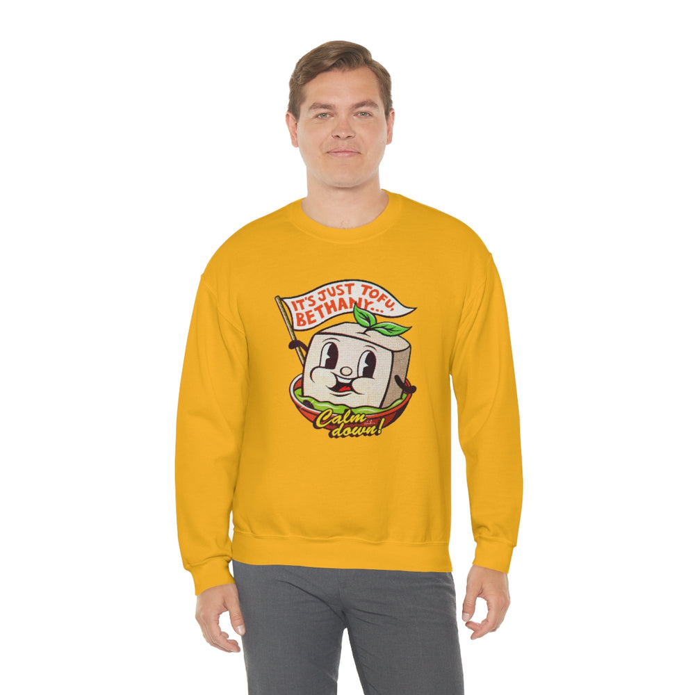 It's Just Tofu, Bethany - Unisex Heavy Blend™ Crewneck Sweatshirt