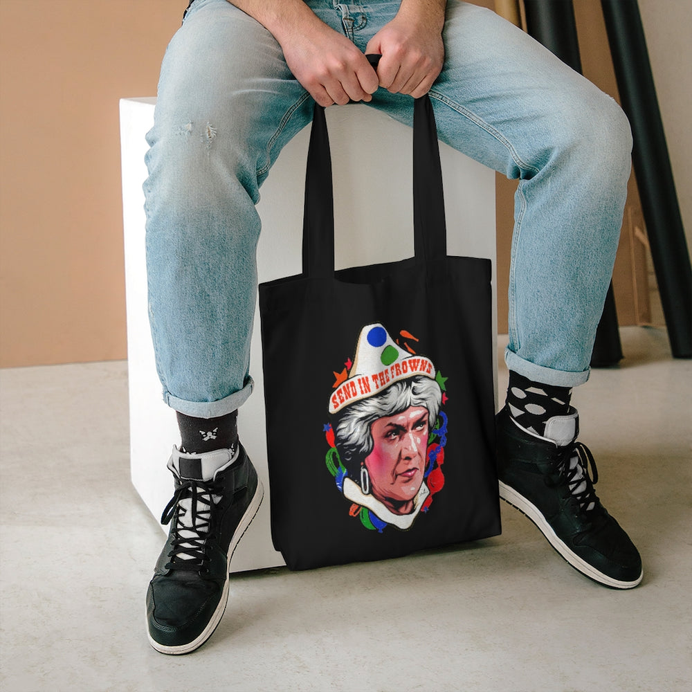 SEND IN THE FROWNS [Australian-Printed] - Cotton Tote Bag