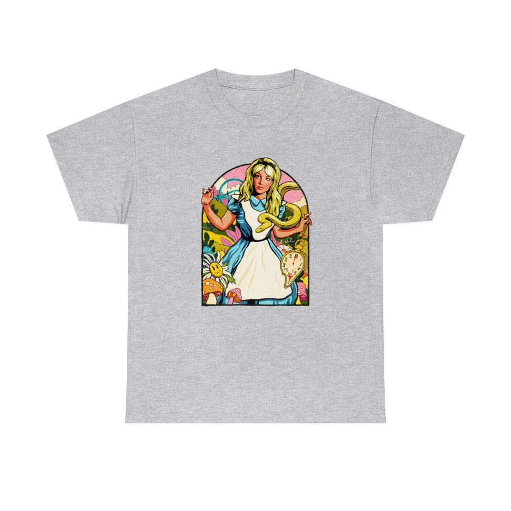 Down The Rabbit Hole [Australian-Printed] - Unisex Heavy Cotton Tee