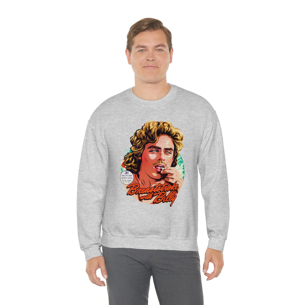 Breaststroke With Billy - Unisex Heavy Blend™ Crewneck Sweatshirt