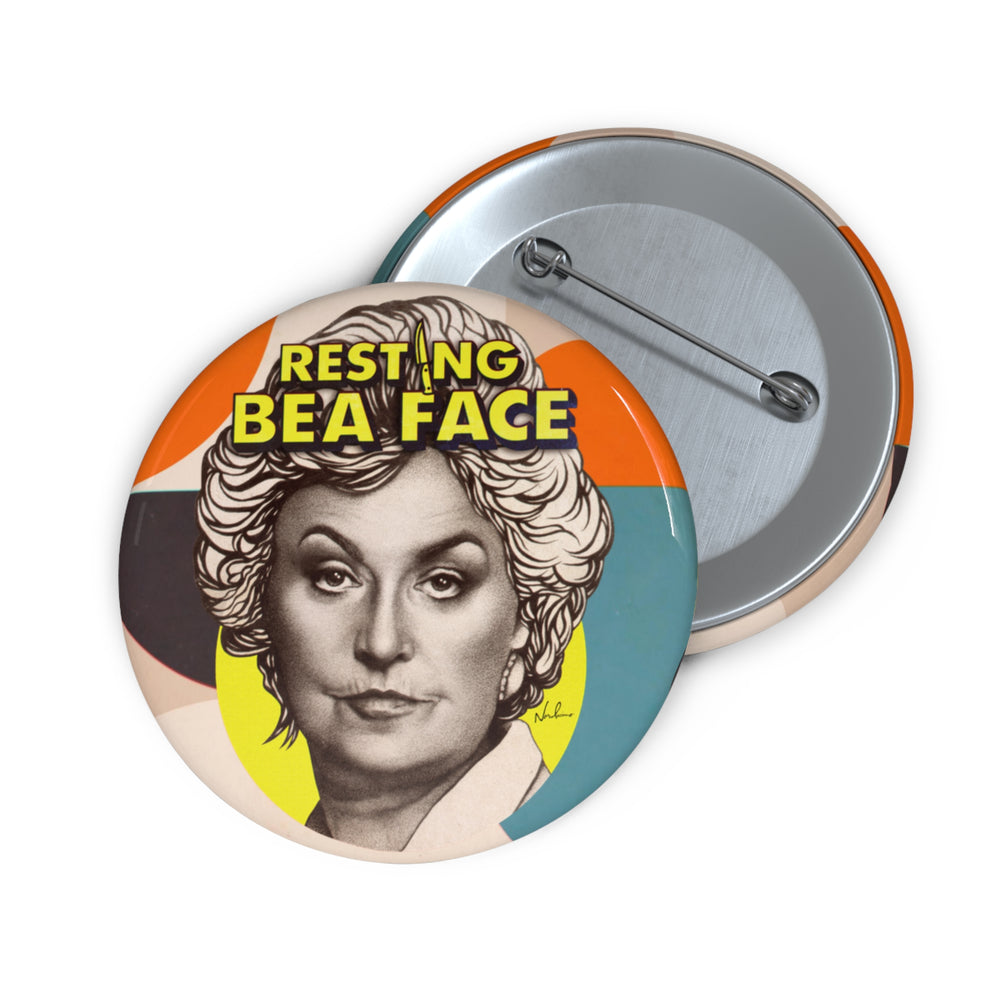 RESTING BEA FACE - Pin Buttons