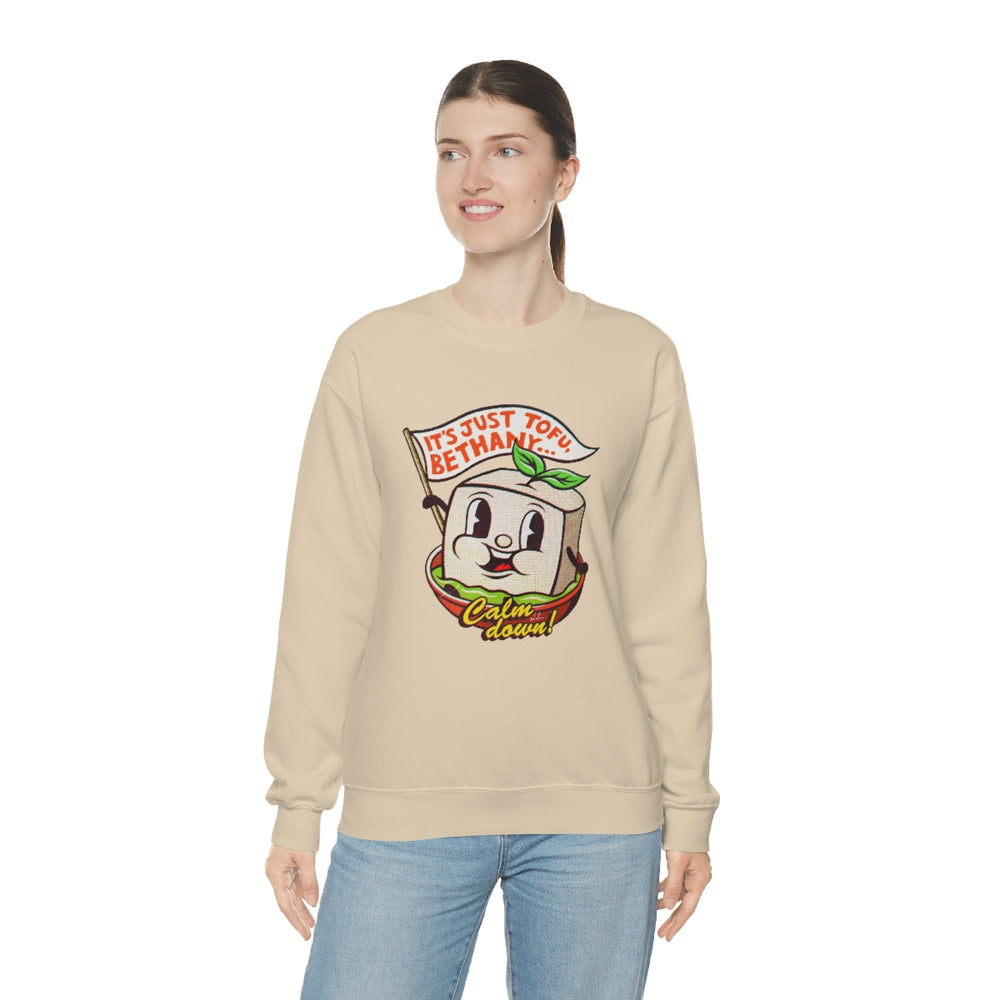 It's Just Tofu, Bethany - Unisex Heavy Blend™ Crewneck Sweatshirt