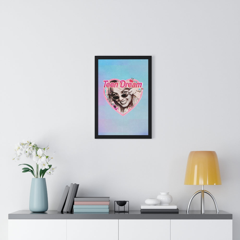 TEEN DREAM [Coloured BG] - Premium Framed Vertical Poster