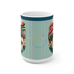 SHARON - White Ceramic Mug