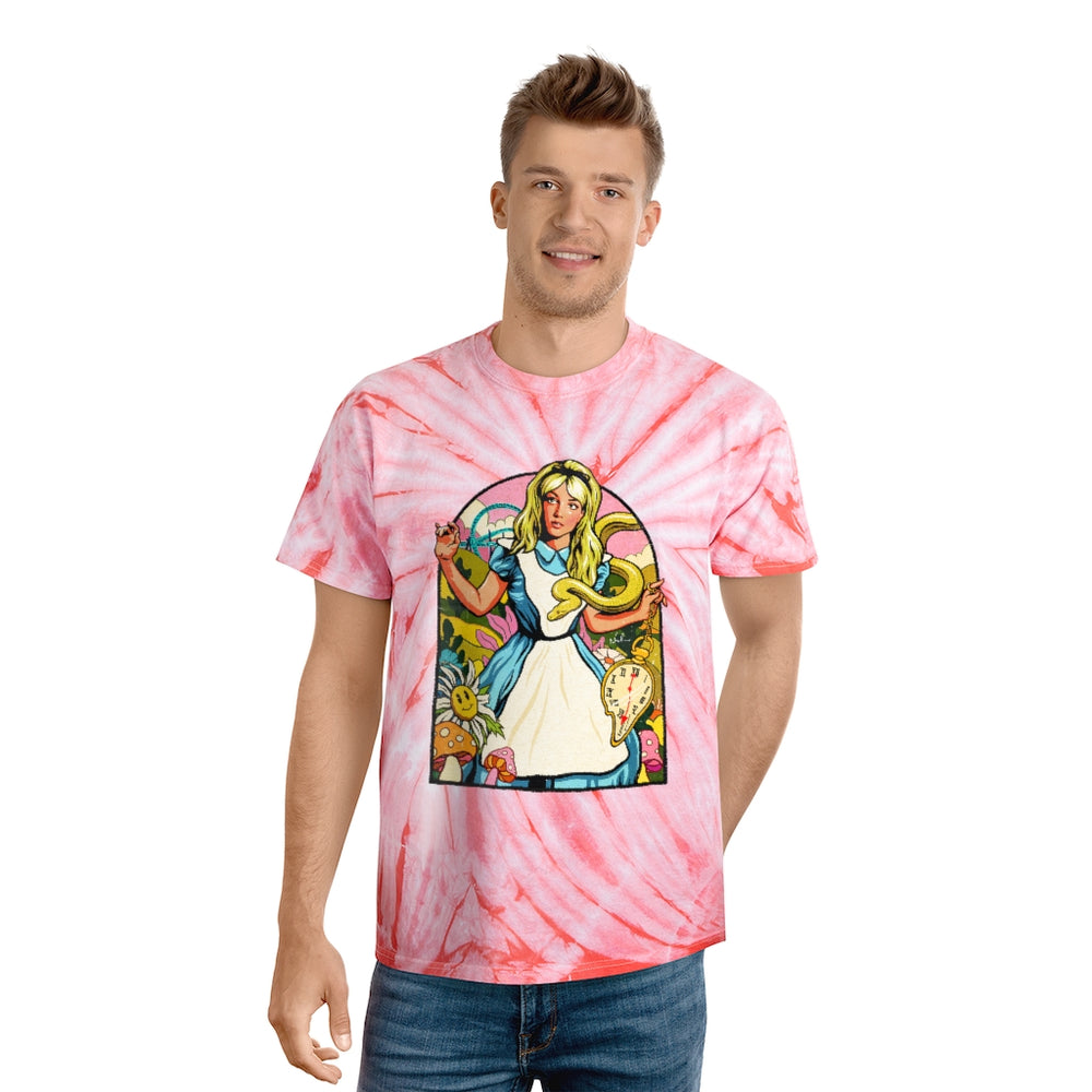 Down The Rabbit Hole - Tie-Dye Tee, Cyclone