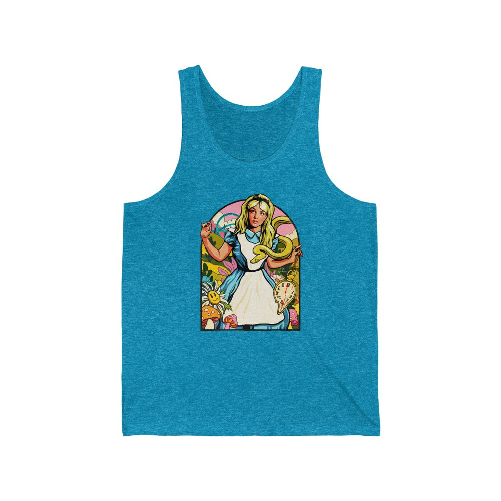 Down The Rabbit Hole - Unisex Jersey Tank - Unisex Jersey Tank