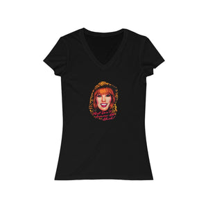 That Don't Impress Me Much! - Women's Jersey Short Sleeve V-Neck Tee