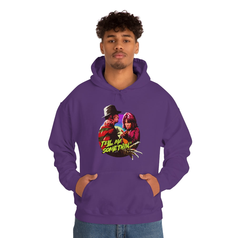 Tell Me Somethin' - Unisex Heavy Blend™ Hooded Sweatshirt