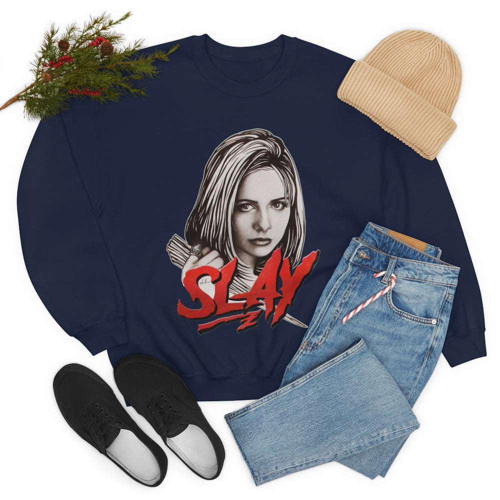 SLAY [Australian-Printed] - Unisex Heavy Blend™ Crewneck Sweatshirt