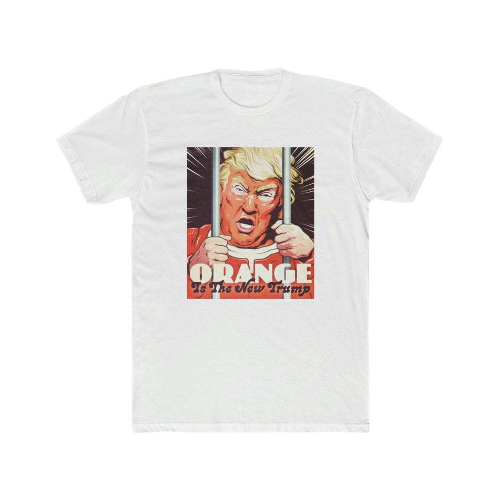 Orange Is The New Trump - Men's Cotton Crew Tee