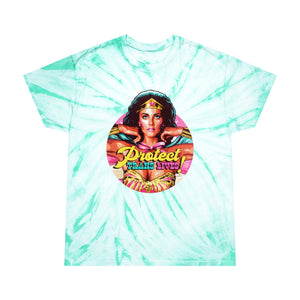 PROTECT TRANS LIVES - Tie-Dye Tee, Cyclone