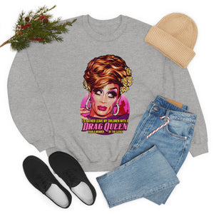 I'd Rather Leave My Children With A Drag Queen [Australian-Printed] - Unisex Heavy Blend™ Crewneck Sweatshirt