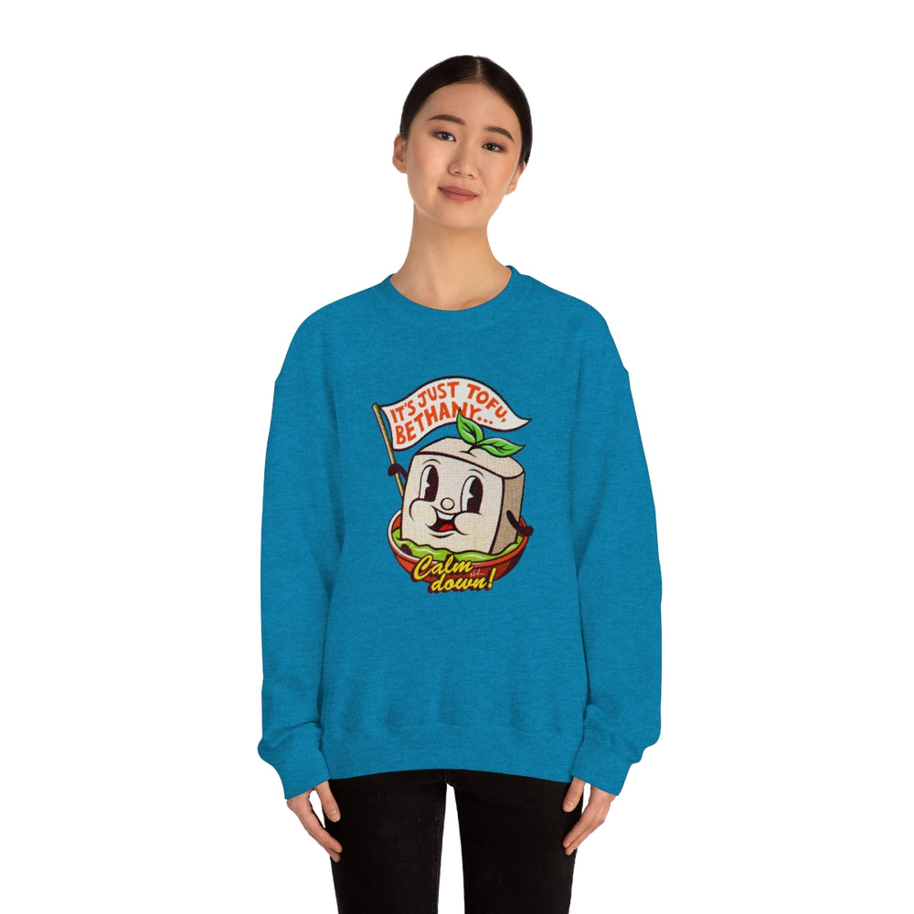 It's Just Tofu, Bethany - Unisex Heavy Blend™ Crewneck Sweatshirt