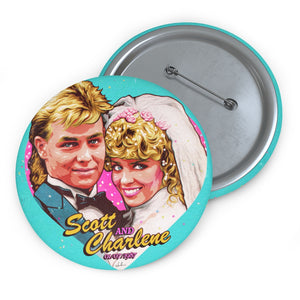 Scott and Charlene - Pin Buttons