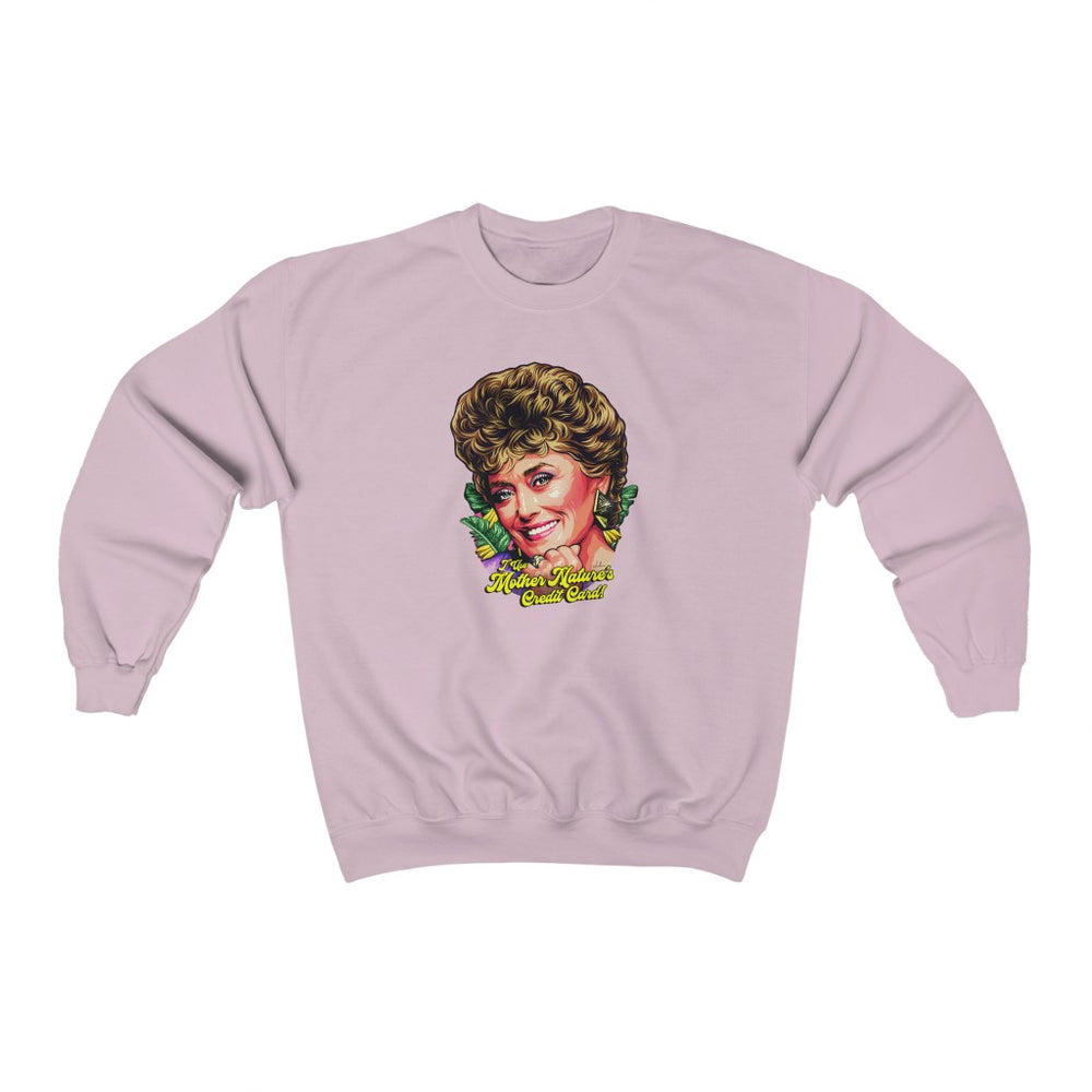 I Use Mother Nature’s Credit Card! - Unisex Heavy Blend™ Crewneck Sweatshirt