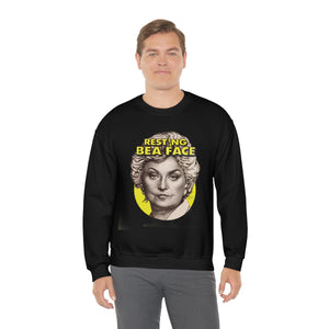 RESTING BEA FACE [Australian-Printed] - Unisex Heavy Blend™ Crewneck Sweatshirt