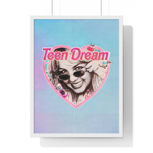 TEEN DREAM [Coloured BG] - Premium Framed Vertical Poster