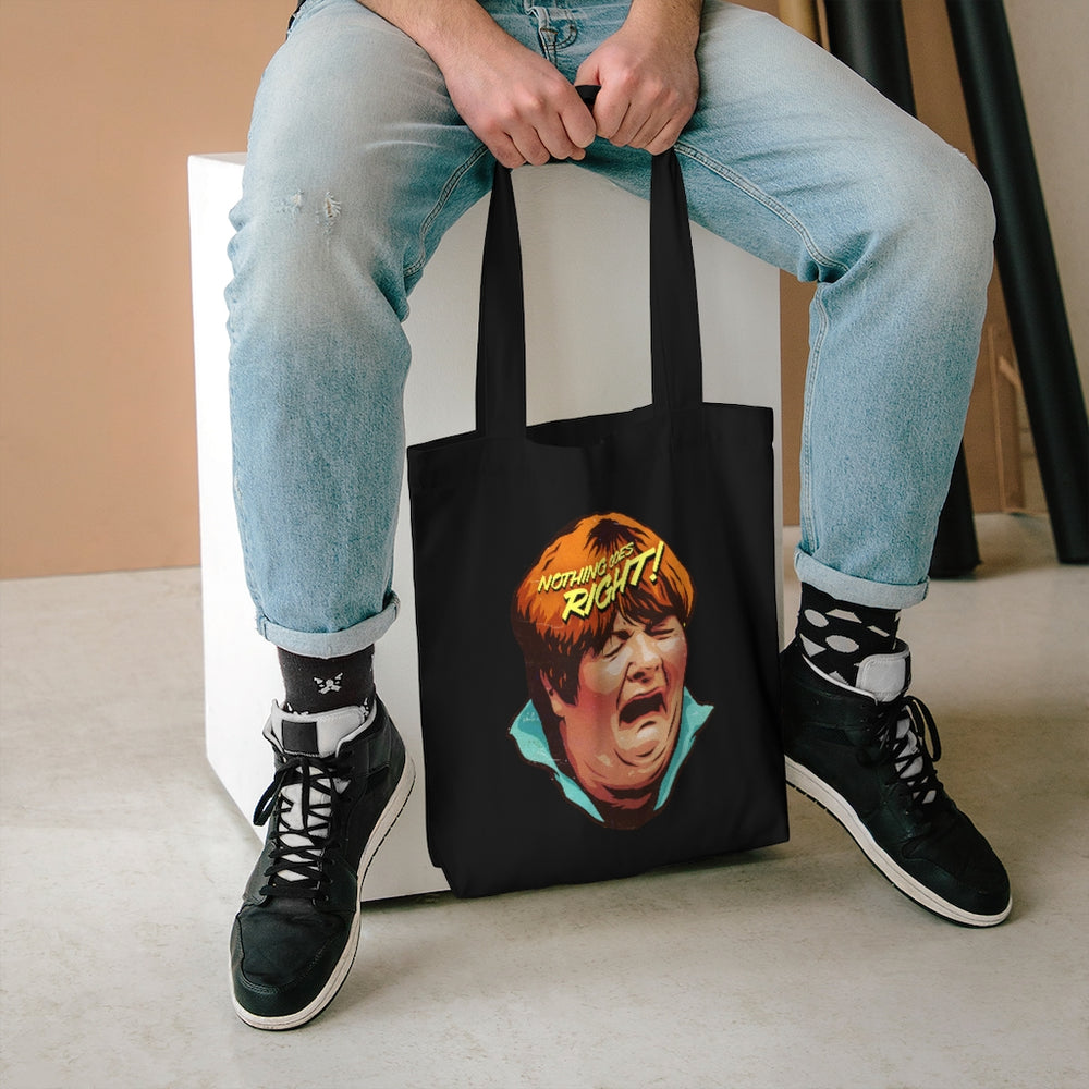 NOTHING GOES RIGHT! [Australian-Printed] - Cotton Tote Bag