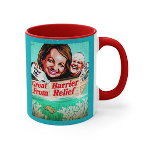Great Barrier From Relief - 11oz Accent Mug (Australian Printed)