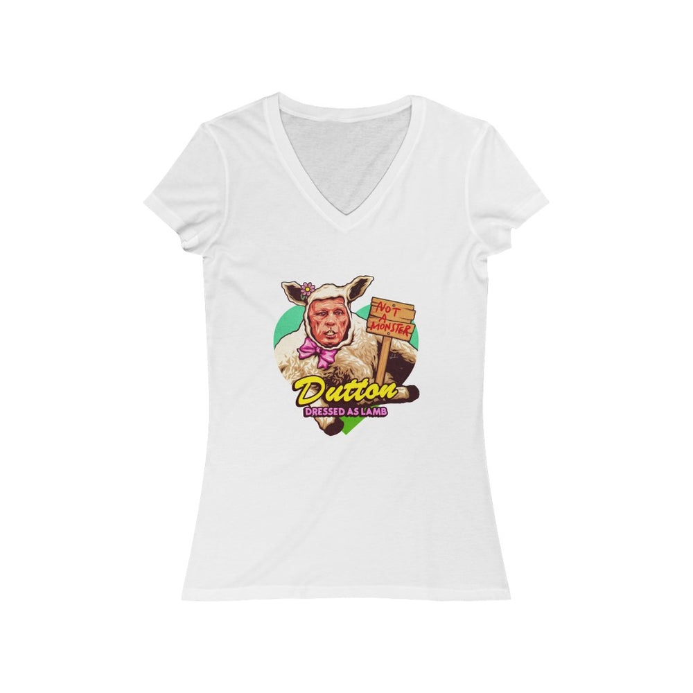 Dutton Dressed As Lamb - Women's Jersey Short Sleeve V-Neck Tee