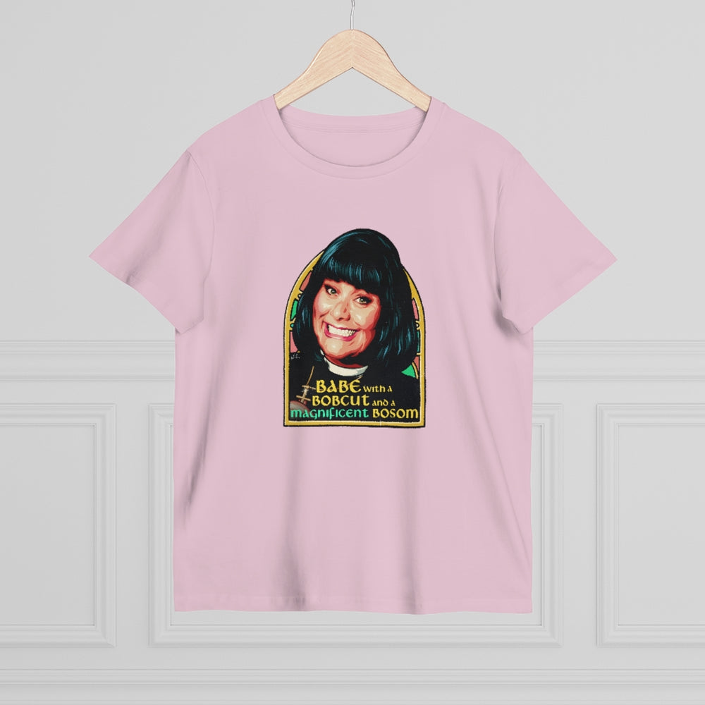 Babe With A Bobcut And A Magnificent Bosom [Australian-Printed] - Women’s Maple Tee