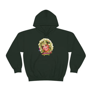 Have A Holly Dolly Christmas! - Unisex Heavy Blend™ Hooded Sweatshirt