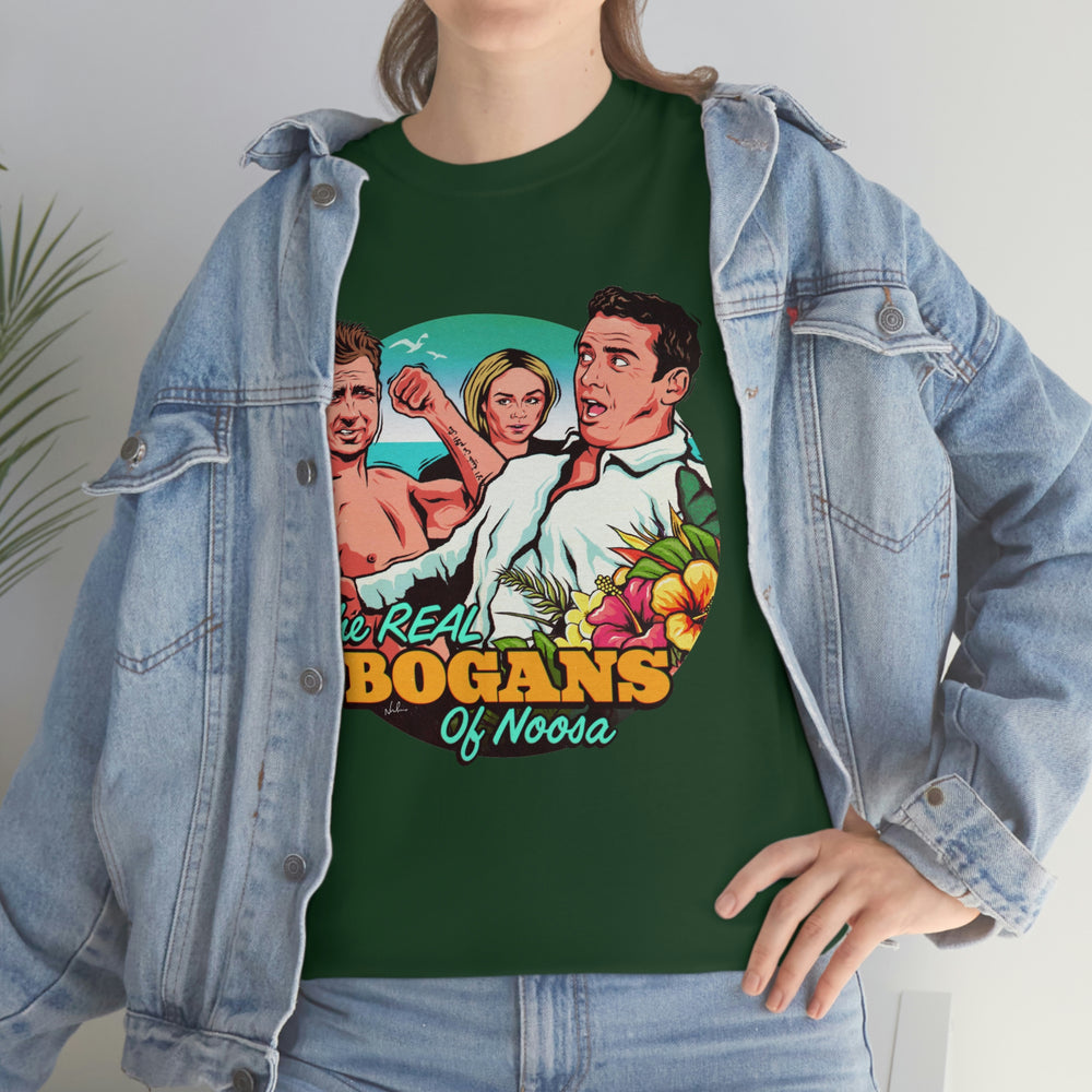The Real Bogans Of Noosa [Australian-Printed] - Unisex Heavy Cotton Tee