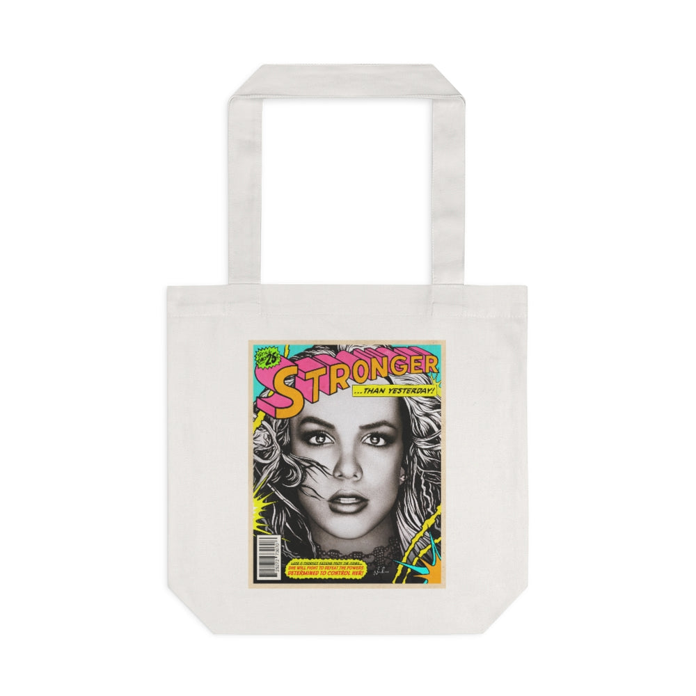 STRONGER THAN YESTERDAY [Australian-Printed] - Cotton Tote Bag