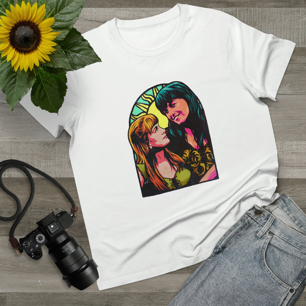 XENA X GABRIELLE [Australian-Printed] - Women’s Maple Tee