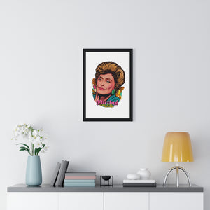 Flirting Is Part Of My Heritage! - Premium Framed Vertical Poster