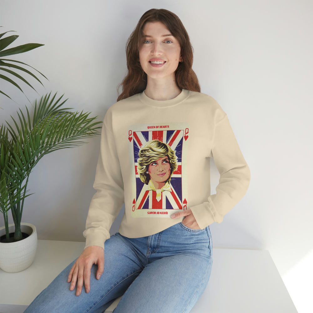 Queen Of Hearts - Unisex Heavy Blend™ Crewneck Sweatshirt