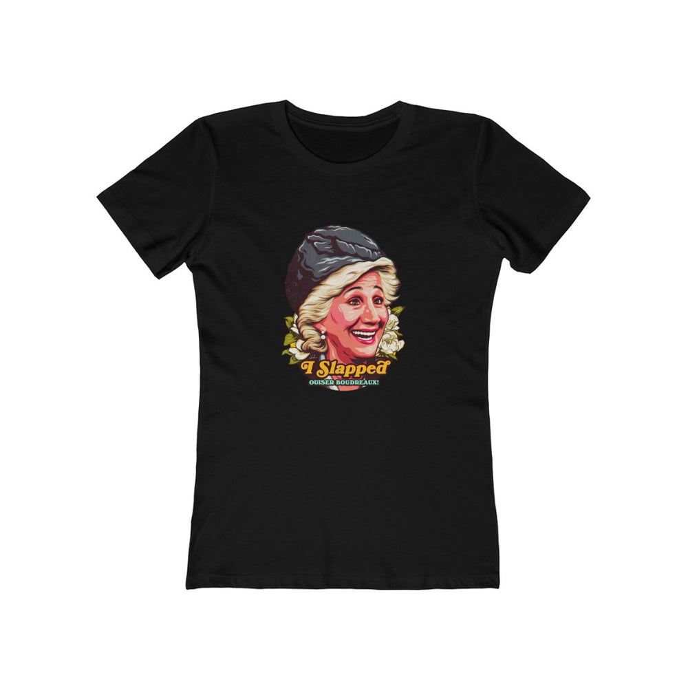 I Slapped Ousier Boudreaux! [Australian-Printed] - Women's The Boyfriend Tee