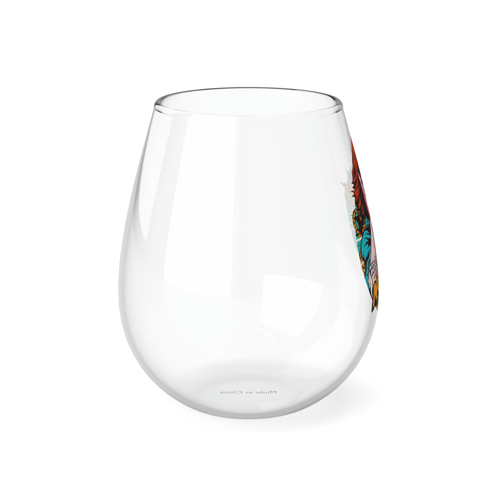 Not Now, Not Ever - Stemless Glass, 11.75oz