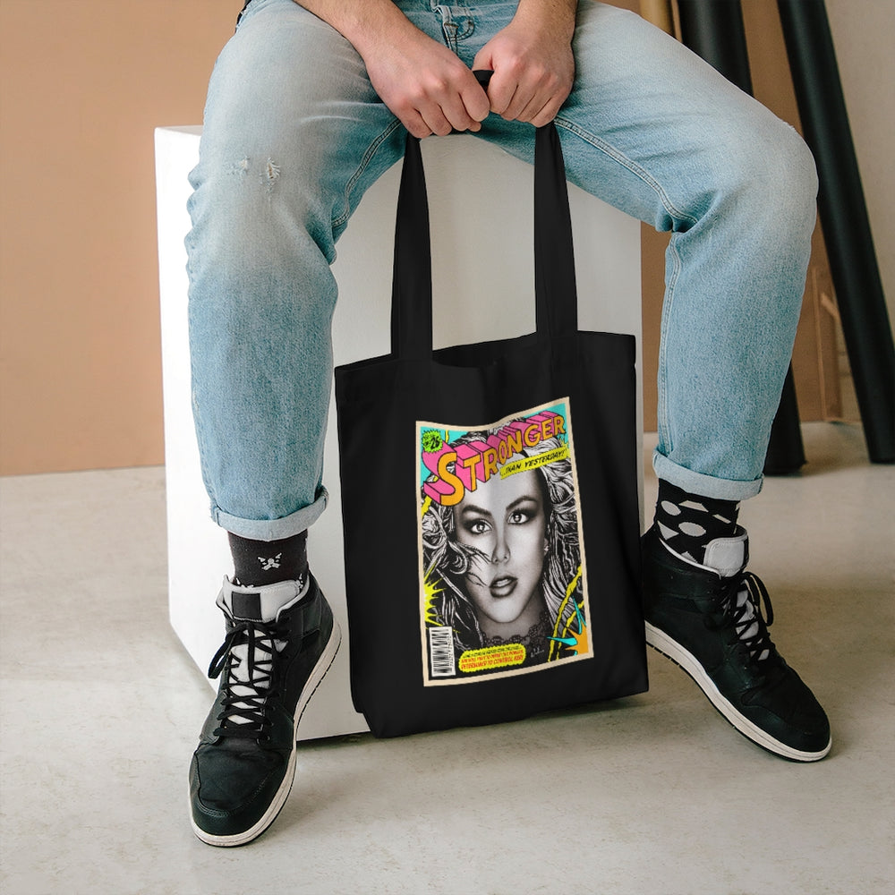 STRONGER THAN YESTERDAY [Australian-Printed] - Cotton Tote Bag