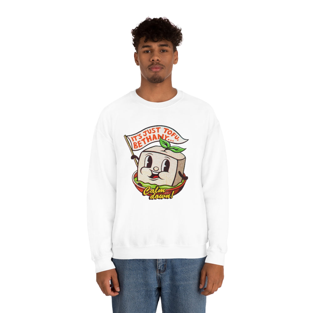 It's Just Tofu, Bethany - Unisex Heavy Blend™ Crewneck Sweatshirt