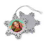 Merry Britmas! [Australian-Printed] - Pewter Snowflake Ornament