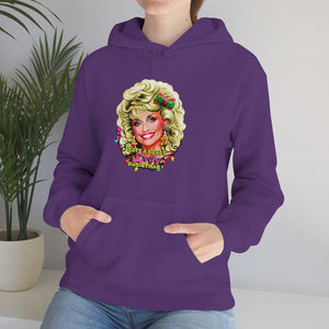 Have A Holly Dolly Christmas! - Unisex Heavy Blend™ Hooded Sweatshirt