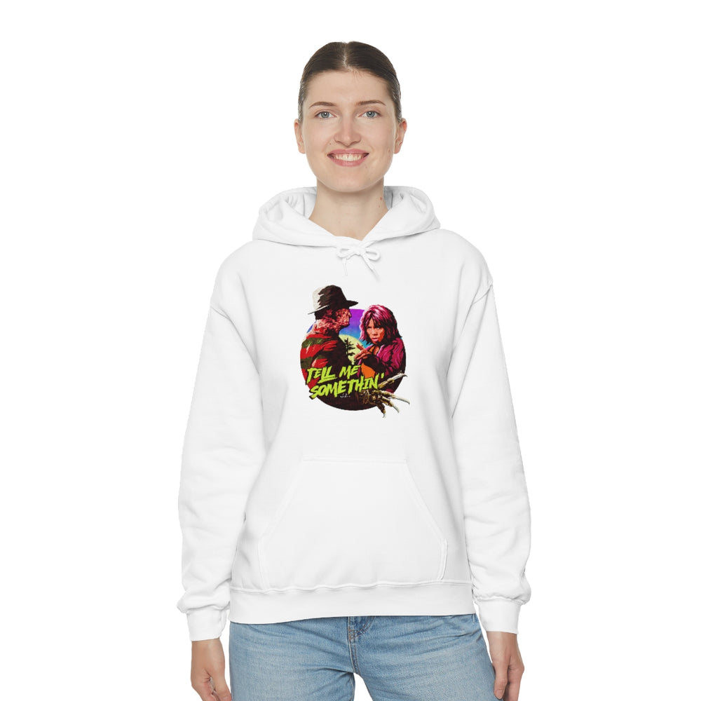 Tell Me Somethin' - Unisex Heavy Blend™ Hooded Sweatshirt